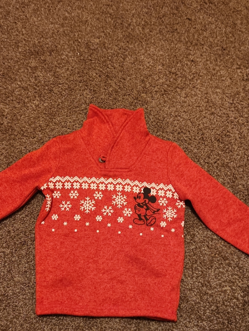 jumping beans Red Holiday Mickey Sweater